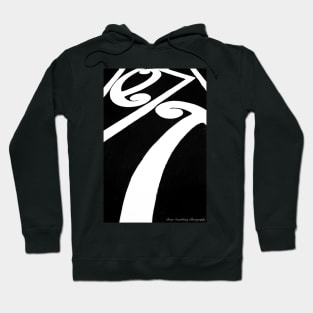 Bold effect and design in black and white. Hoodie